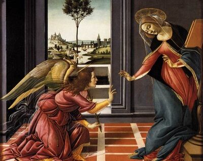 Annonciation Botticelli